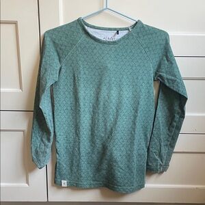 Alba of Denmark Green Long Sleeve Kids Shirt